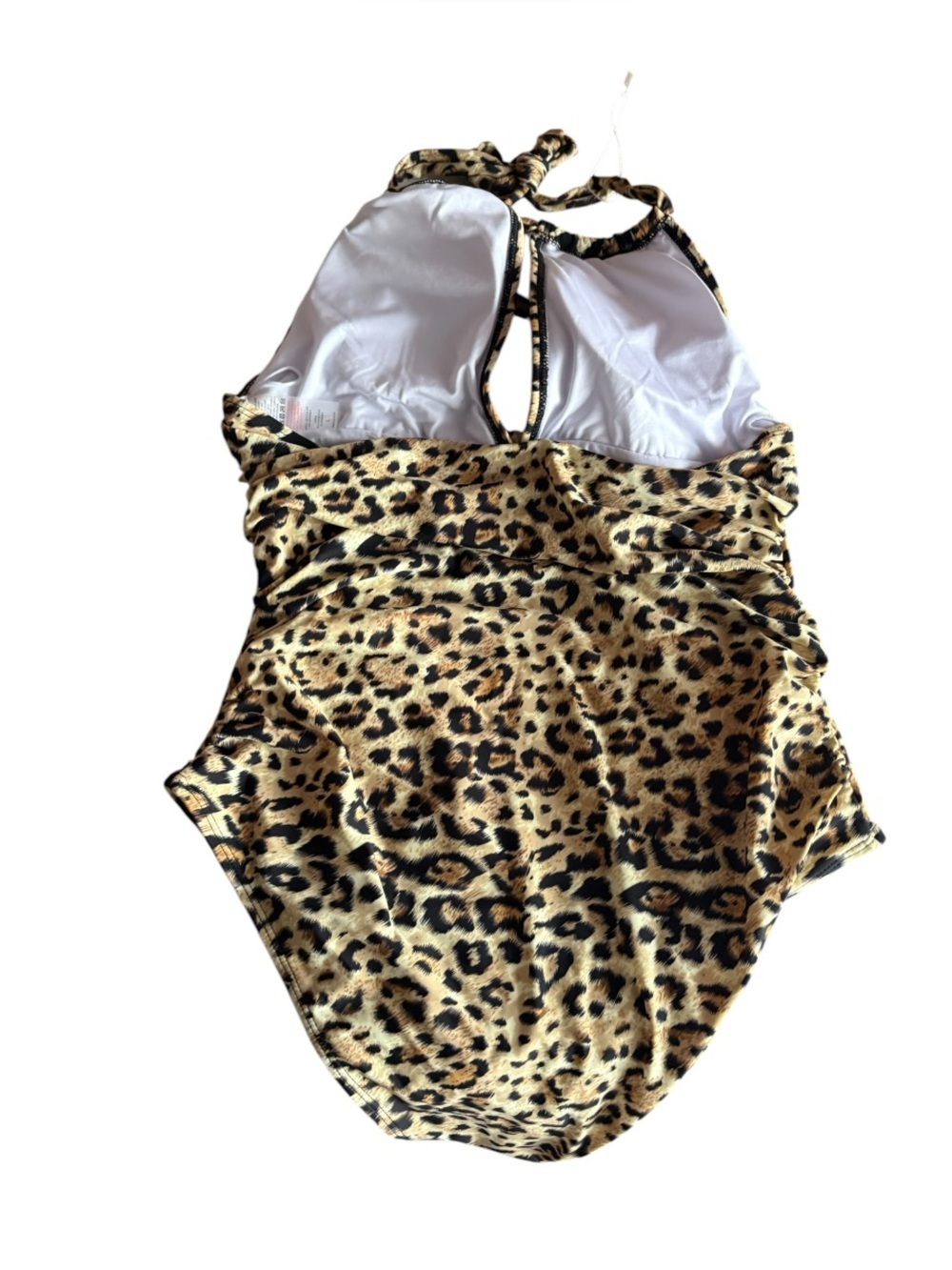 Smismivo NWT Women's Tummy Control Curvy Halter One Piece Swimsuit I Size:L - Picture 6 of 7